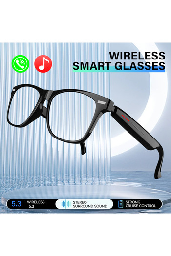 Choice Transparent LAXASFIT Smart Anti-Blue Light Sunglasses Bluetooth Talk Remote Control Camera Music Pla