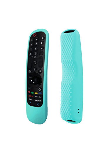 Choice Mint Green Silicone Remote Cover LG Smart TV Anti-Shock Illuminated Remote Control Case 2021 Model M
