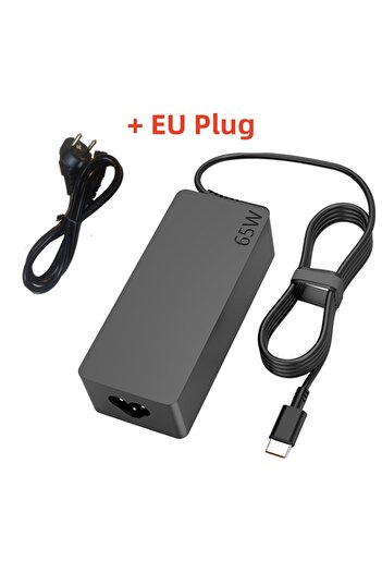 Choice charger with EU plug 65W Type C 20V 3.25A USB C Laptop Power Adapter AC Charger For Lenovo Thinkpad