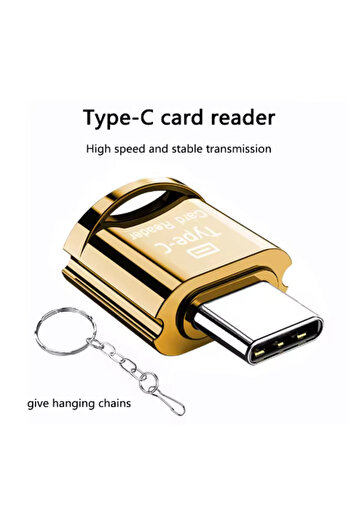 Choice Gold Type C To Micro-SD TF Adapter OTG Card Reader Mini Card Reader Smart Memory Card Reader For Pho