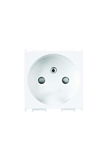 PANASONIC SCHUKO UPS SOCKET MODULAR CHILD PROTECTION WHITE 2M