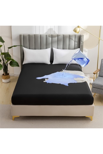 Choice 160x200cm W 1s hei se Kuup Safe Waterproof Mattress Protector, Soft Comfortable Breathable Solid Col