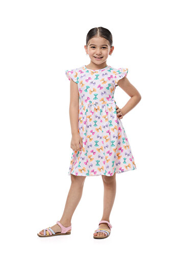 R&B GIRLS KNIT DRESS 2-8Y