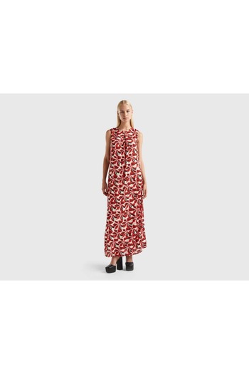 United Colors of Benetton Women's Sleeveless Decorative Dress