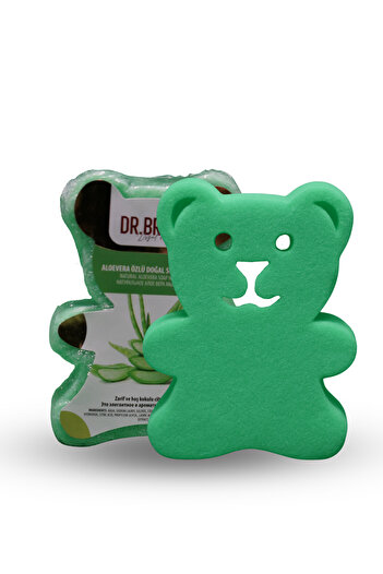 Dr.Bronos Natural Sponge Teddy Bear Soap with Aloevera Extract 135 Gr