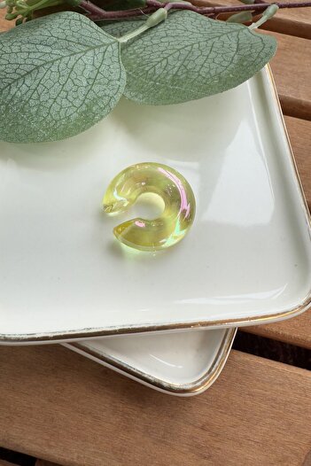 My Joyas Design Yellow C Hologram Cartilage Earring