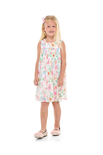 R&B GIRLS WOVEN DRESS 2-8Y