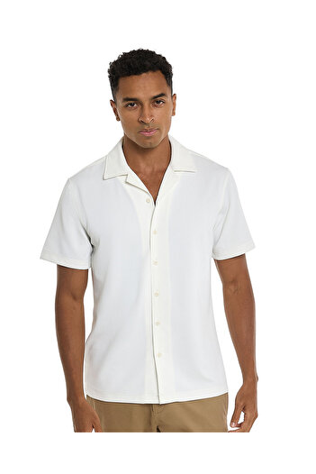 R&B Ivory MYF SS KNIT SHIRTS -S-XXL