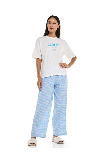 R&B WSL KNIT TOP WVN BTM LPJ SET 8-18