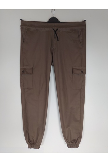 butikdünyası Cargo Jogger Pants Elastic Waistband with Laces