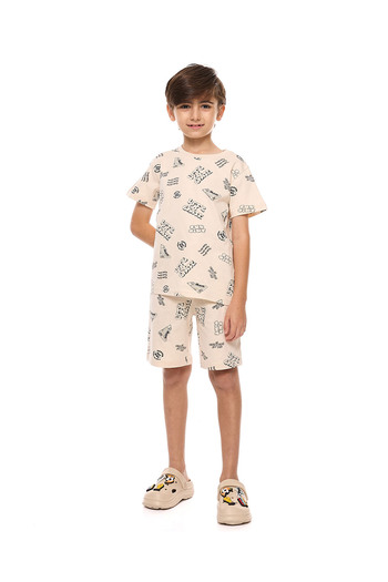R&B BOYS TOP & BOTTOM SET 2-8Y