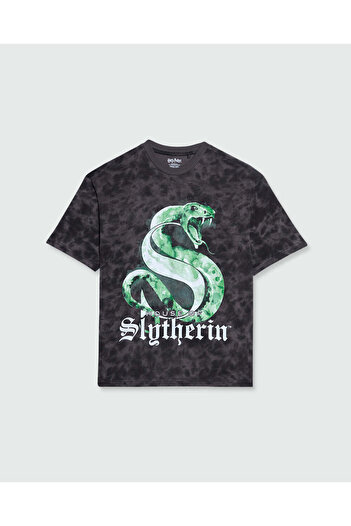 Ovs Tie-Dye Cotton T-Shirt With Harry Potter Print