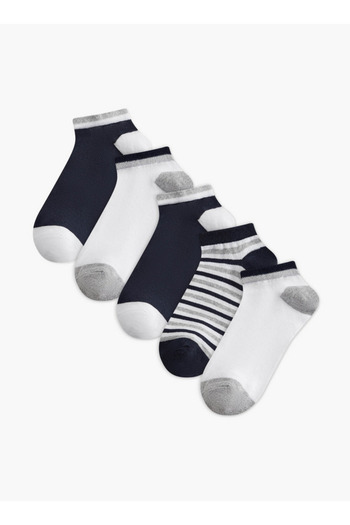 LBL by Shoexpress Men Printed Ankle Length Socks - Set of 5
