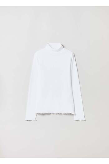 Ovs Girls Shirred Edged Turtleneck