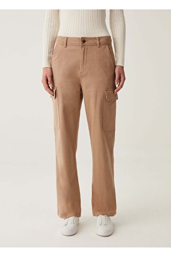 Ovs Cargo Trousers In Cotton Twill