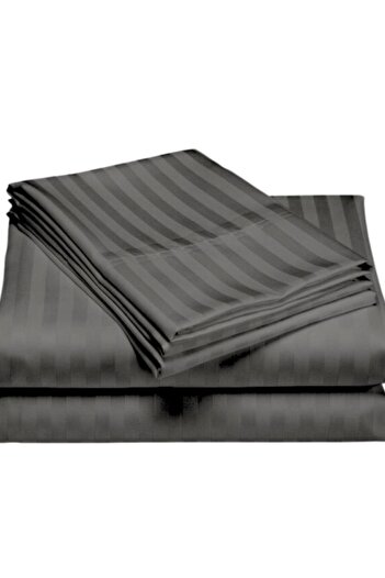 Pucioasa Damask duvet cover 160x220cm, Anthracite Grey
