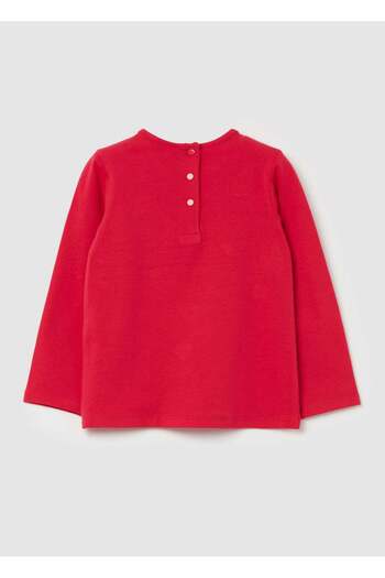 Ovs T-Shirt With Long Sleeves And Minnie Mouse Print
