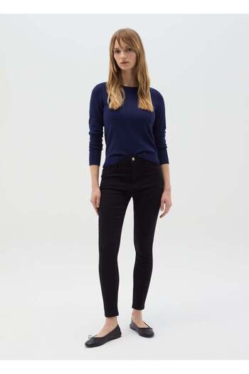 Ovs Top With Round Neck And Long Sleeves