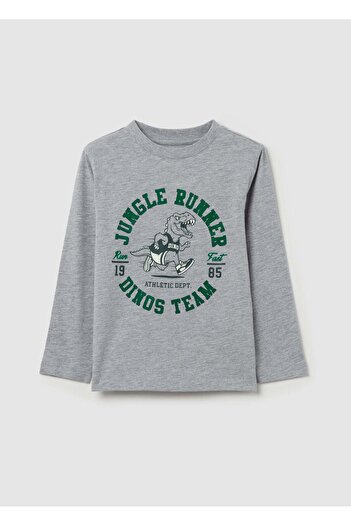 Ovs Long-Sleeved T-Shirt With Print