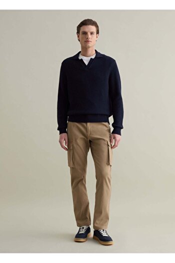Ovs Cargo Trousers In Piquet