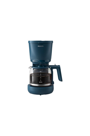 Philips 3000 Series HD7411/70 Filter Coffee Maker, Glass Jug – Malibu Blue