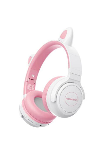 Promate Safety and comfort for your children with this versatile headphone, providing both wireless and wired listening.