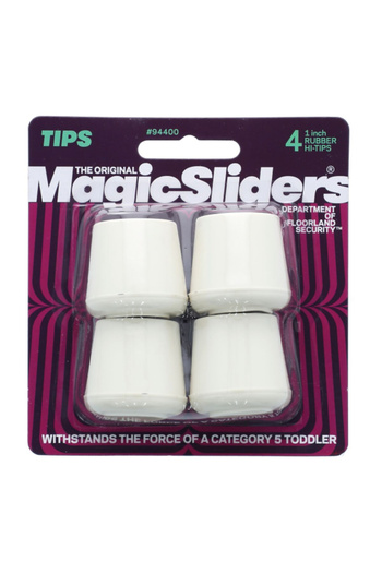 Magic Sliders 4-Piece Rubber Leg Tips 1 Inch