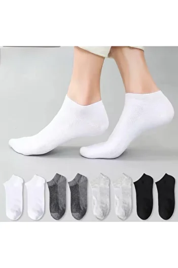HANKARAYEL Unisex Comfort Cotton Anti-Sweat Pants Socks Set 8'Çift