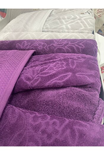 Özdilek Οικογενειακό Σετ Pastoral Velvet Grey-Plum (6 τμχ)