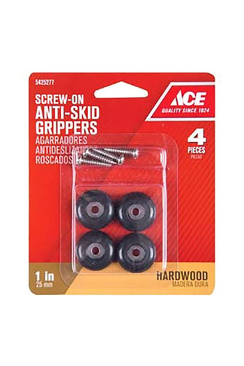 ACE 4-Piece Heavy Duty Anti-Skid Surface Pads 1 Inch 9644