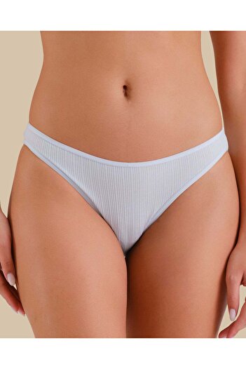 La senza Essentials Ribbed Bikini Semi Sheer