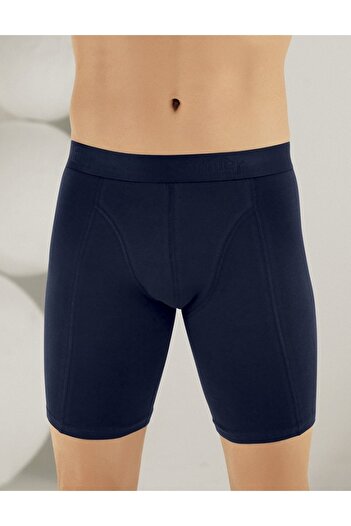 Şahinler Men's Lycra Text Detailed 6-Piece Cotton Long Boxer