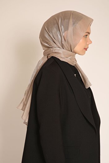 BERCHEM SCARF Akel Plain Evening Dress with Shiny Shawl – Modern Design Bringing Elegance and Grace