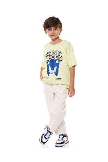 R&B Cream BOYS WOVEN PANT 2-8Y