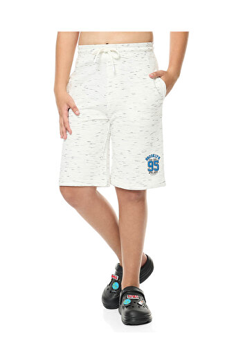 R&B Ivory BOYS KNIT SHORTS 8-16Y