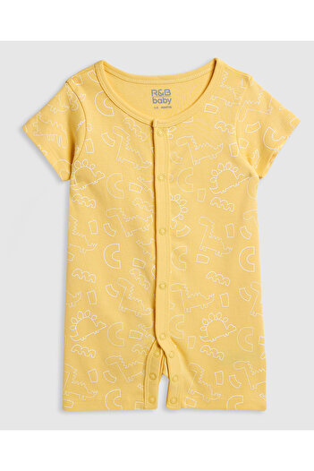 R&B Multi MULTI PK ROMPER 0-18M