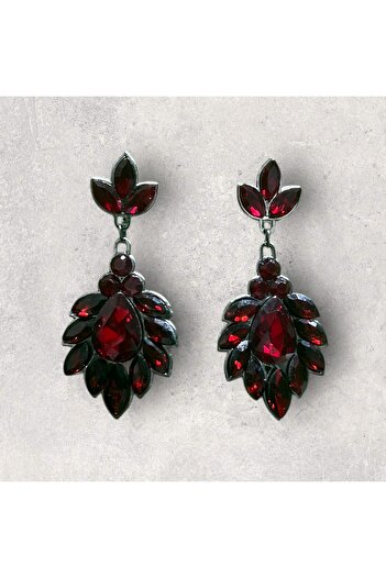 Sabek Bujiteri Eloria Crystal Stone Earrings – Wedding Henna Daily Use