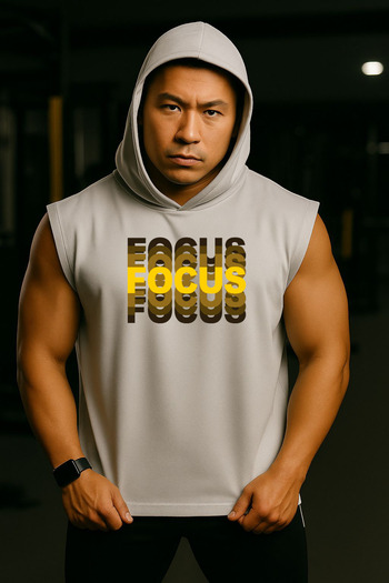MUTLUGYM Fitness Sleeveless Hooded Athlete Sweatshirt