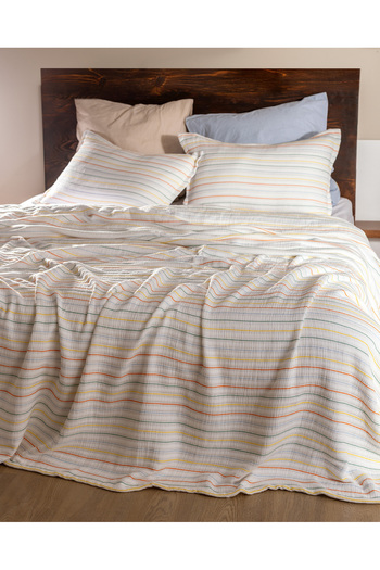 Madame Coco Josselin Double Cotton Bedspread - Colorful