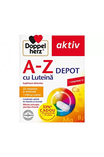 Doppelherz Aktiv A-Z Depot Luteina, 30 +10 Comprimate,
