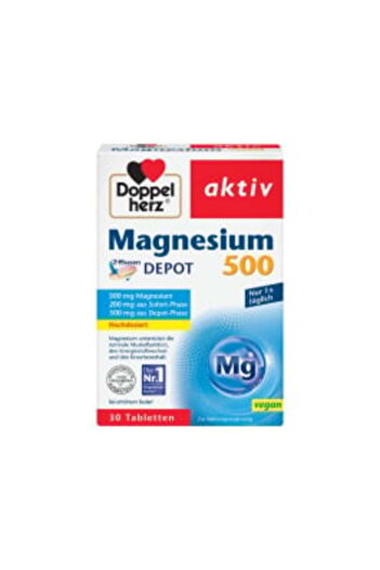 Doppelherz Magneziu 500mg, 30 Comprimate,