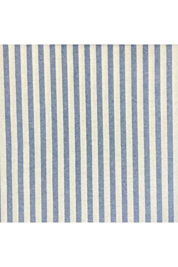 aom Rectangular tablecloth with blue stripes, 160x240, cotton and wool