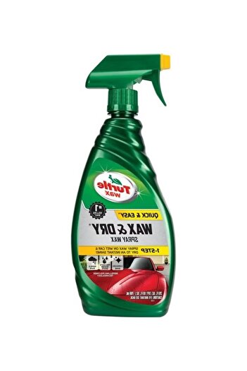 Turtle Wax Wax and Dry Spray Mix – 769 ml – Quick Shine Formula for Instant Car Protection