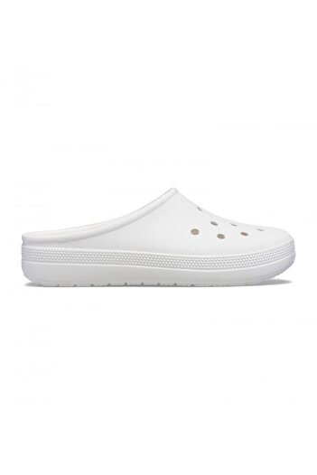 Crocs White Unisex Classic Low Profile Clog