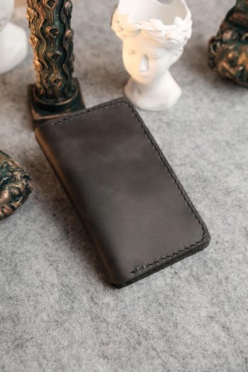 TROYACRAFT Handmade Leather Card Holder Wallet - Apollon