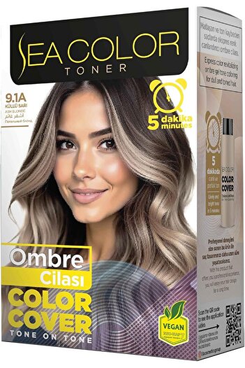 Sea Color OMBRE CiLA SETİ 9.1A KÜLLÜ SARI
