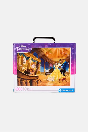CLEMENTONI Disney Princess Beauty And The Beast Brief Case Puzzle 1000 Pieces