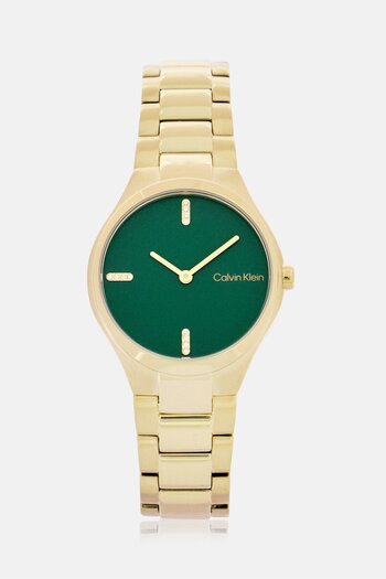 Calvin Klein Women 25200333 Stainless Steel Analog Watch 30mm, Gold