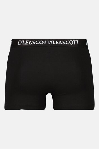 Lyle & Scott Men 3 Pcs Brand Logo Trunks, Multicolor