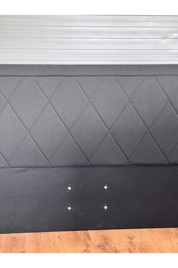 luna home Sibiu Anthracite grey headboard 180 cm wide